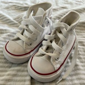 Toddler White High Top Converse